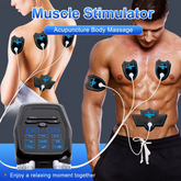 Physiotherapy Tens Muscle Stimulator Electric Ems Acupuncture Body Massage Digital Therapy Slimming Machine Electro Stimulator