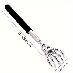 Portable Extendable Back Scratcher Stainless Steel Telescoping Back Scratcher for Both Human and Pets Extendable Back Massager
